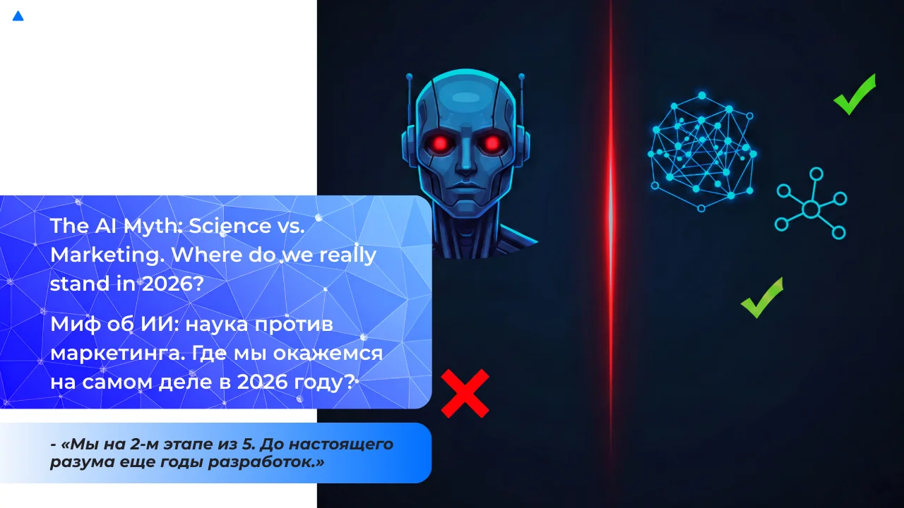 Почему Искусственного Интеллекта не существует: взгляд CTO на мифы маркетинга